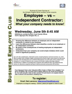 June 5 2013 Biz Employer Club